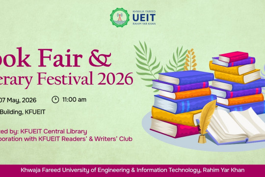 KFUEIT Book Fair & Literary Festival 2026