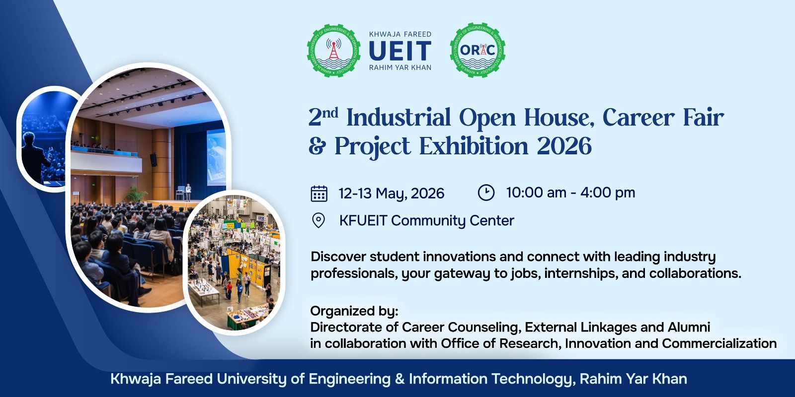 2nd Industrial Open House, Career Fair & Project Expo 2026 at KFUEIT