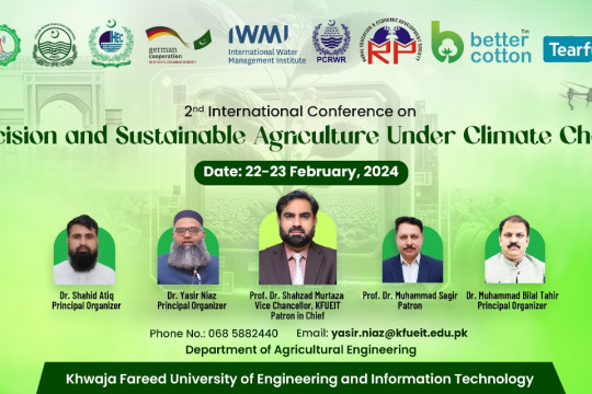 2nd International Conference on Precision and Sustainable Agriculture Under Climate Change