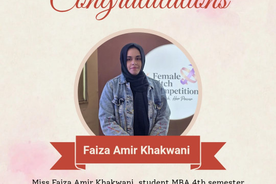 Huge Congratulations to the winner of “Entrepreneurial Female Youth Pitch Competition”